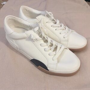 Dolce Vita White and Black Sneakers